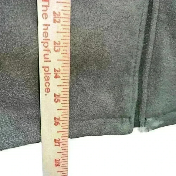 North End Sz L Fleece Vest Embroidered Bear Center Cozy Cabin Core - Picture 10 of 15